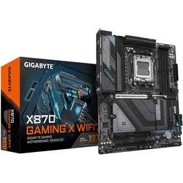 GIGABYTE X870 GAMING X WIFI7 Carte Mère ATX AM5 - AMD Ryzen 9000/8000/7000, DDR5 jusqu'à 8000 MHz, PCIe 5.0, Wi-Fi 7, 2.5 GbE LAN, USB 4