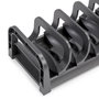 Emuca Orderbox Porte-assiettes pour tiroir, 120x470mm, Aluminium et Plastique, Gris antracite
