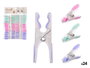 ARTE REGAL Set de 24 pinces à linge en silicone couleurs pastel 8cm