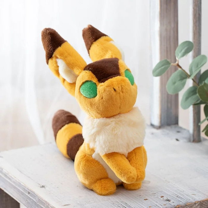 Le Château dans le ciel Otedama Figurine en peluche Fox Squirrel 19 cm Le Château dans le ciel Otedama Figurine en peluche Fox Squirrel 19 cm