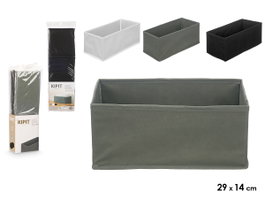 KIPIT Lot de 24 caisses organisatrices pliables Assortiment de couleurs