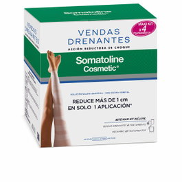 Somatoline Cosmetic Kit Complet de Bandages Drainants Action Réductrice - Lot de 4 pcs
