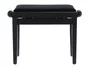 QUIKLOK Banquette Piano Velours Noir Mat