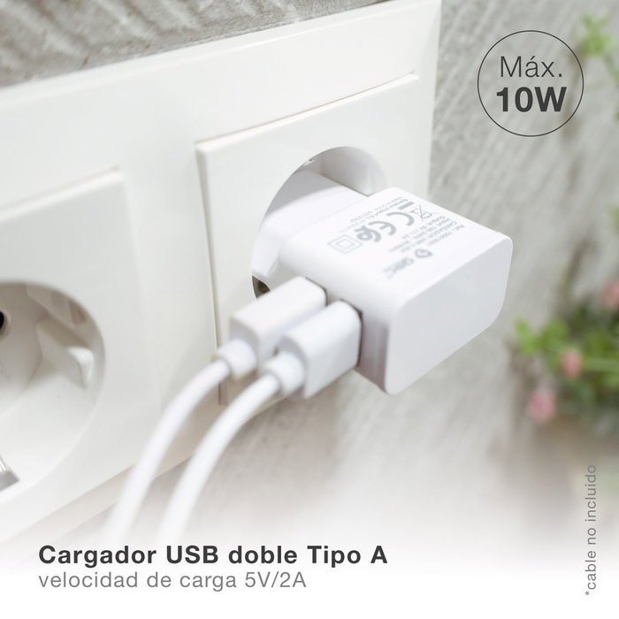 GSC Evolution Chargeur 230V à 2 USB GSC Evolution Chargeur 230V à 2 USB