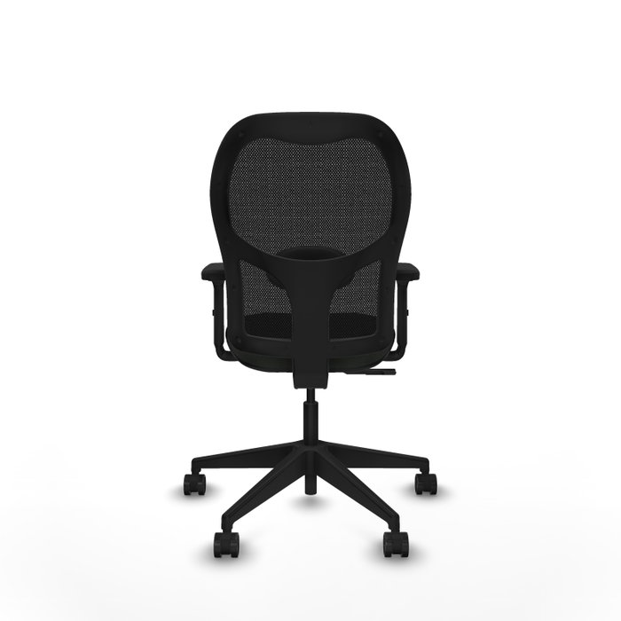 PIQUERAS Y CRESPO Chaise Alocén Synchro Noir avec Accoudoirs 2D