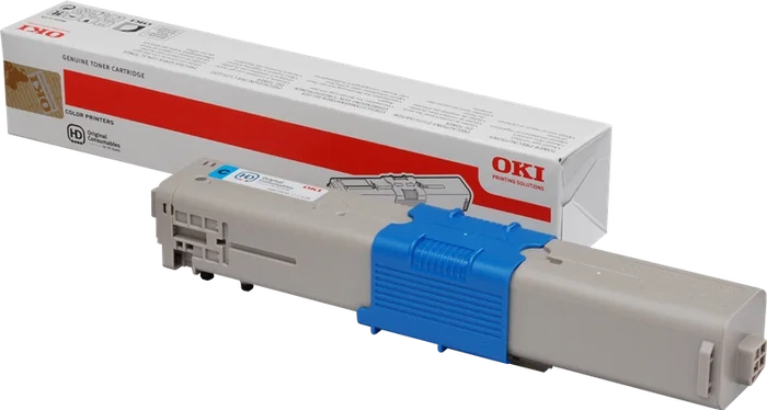 OKI 44973535 Toner cyan pour imprimante OKI, 1.500 pages OKI 44973535 Toner cyan pour imprimante OKI, 1.500 pages