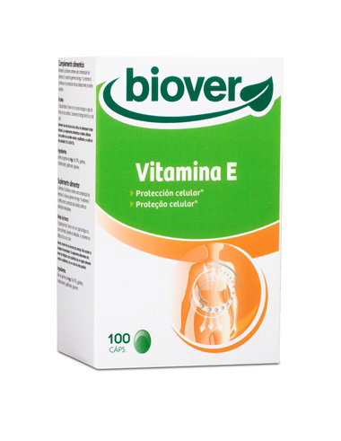 BIOVER Vitamine E naturelle 45 UI 100 capsules molles