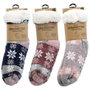 Sensly Chaussettes Antidérapantes en Sherpa Assorties
