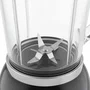 Sweiss Blender Vintage MXV9, Puissance 1000 W, 2 Vitesses, Mode Pulse, Bol 1,5 L avec 6 Lames Robustes - Noir