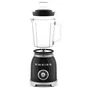 Sweiss Blender Vintage MXV9, Puissance 1000 W, 2 Vitesses, Mode Pulse, Bol 1,5 L avec 6 Lames Robustes - Noir