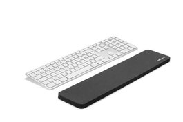 Durable - Repose-poignets ergonomique rectangulaire en mousse et textile pour clavier PC - 450 x 100 mm