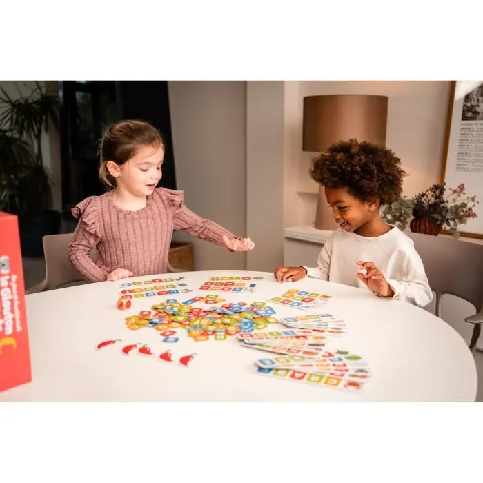 Nathan Le Glouton des Mots - Jeu coopératif de lettres et de mots pour enfants dès 4 ans