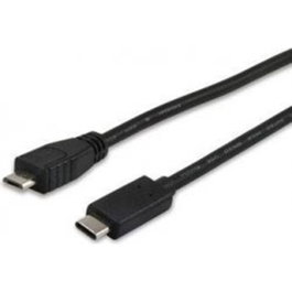 Equip 12888407 Câble USB 2.0 Type C vers Micro-USB, 1 m, Noir