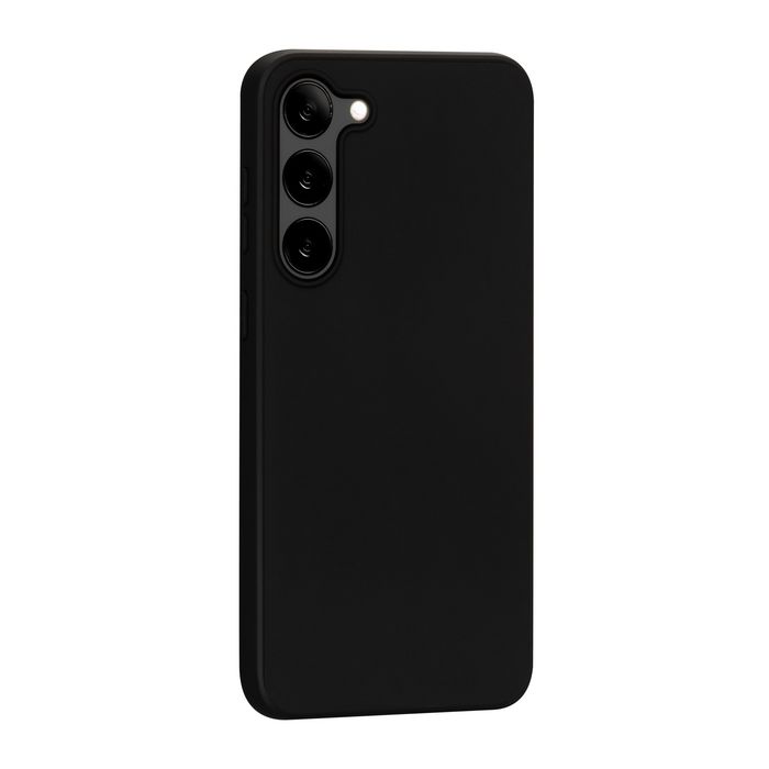 dbramante1928 Greenland Etui de protection Samsung Galaxy S23 - Design fin anti-choc, compatible recharge sans-fil, matériaux 100% recyclés, Noir Nuit