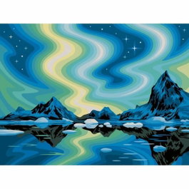 Ravensburger CreArt Aurores Boréales Peinture par numéros 30x40 cm