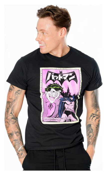 Batman T-Shirt Joker Anime Poster (XXL)