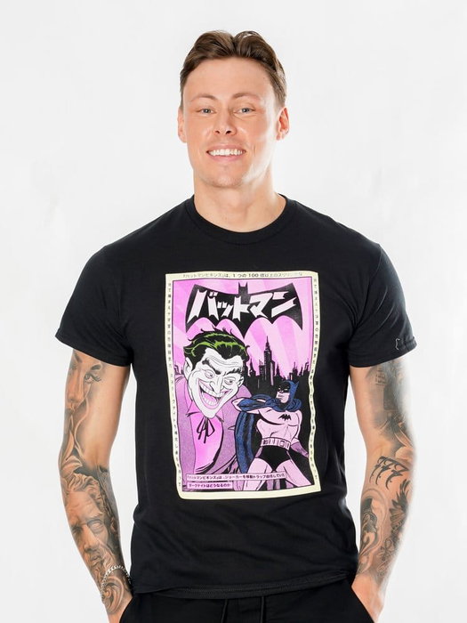 Batman T-Shirt Joker Anime Poster (XXL)