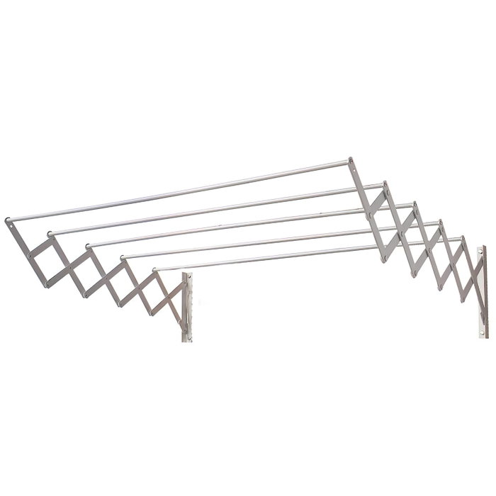 ORYX Séchoir extensible mural aluminium 1,20 mètre ORYX Séchoir extensible mural aluminium 1,20 mètre