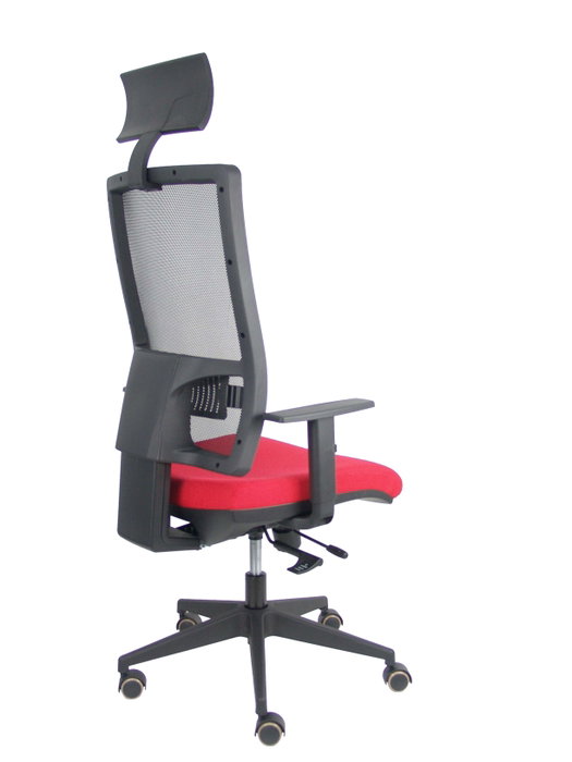 Piqueras y Crespo Chaise de Bureau Horna Rouge et Noir
