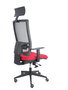 Piqueras y Crespo Chaise de Bureau Horna Rouge et Noir