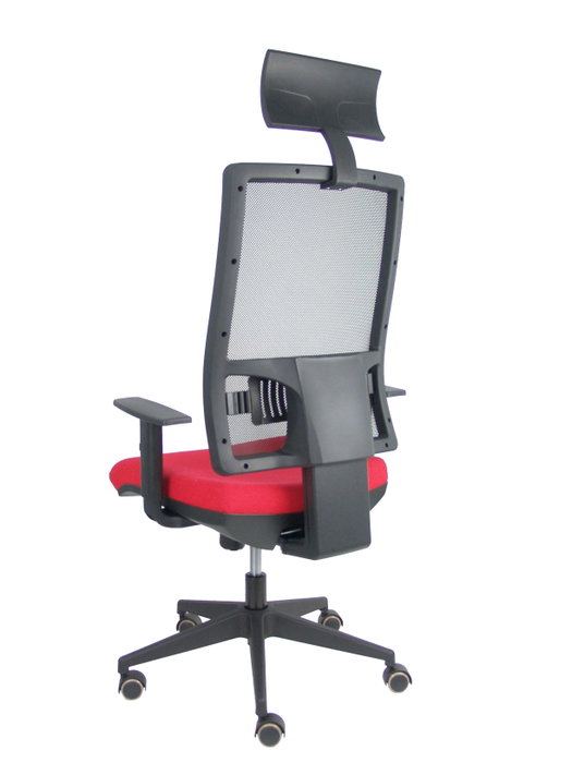 Piqueras y Crespo Chaise de Bureau Horna Rouge et Noir