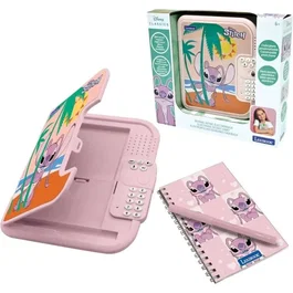 Lexibook Journal intime électronique sécurisé Disney Angel avec stylo et carnet, mot de passe, enregistreur vocal et cadre photo, modèle SD50D