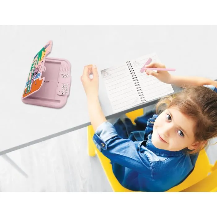 Lexibook Journal intime électronique sécurisé Disney Angel avec stylo et carnet, mot de passe, enregistreur vocal et cadre photo, modèle SD50D