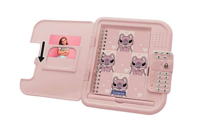 Lexibook Journal intime électronique Disney Angel Stitch Rose Lexibook Journal intime électronique Disney Angel Stitch Rose
