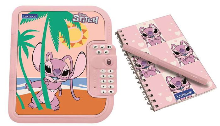 Lexibook Journal intime électronique Disney Angel Stitch Rose Lexibook Journal intime électronique Disney Angel Stitch Rose