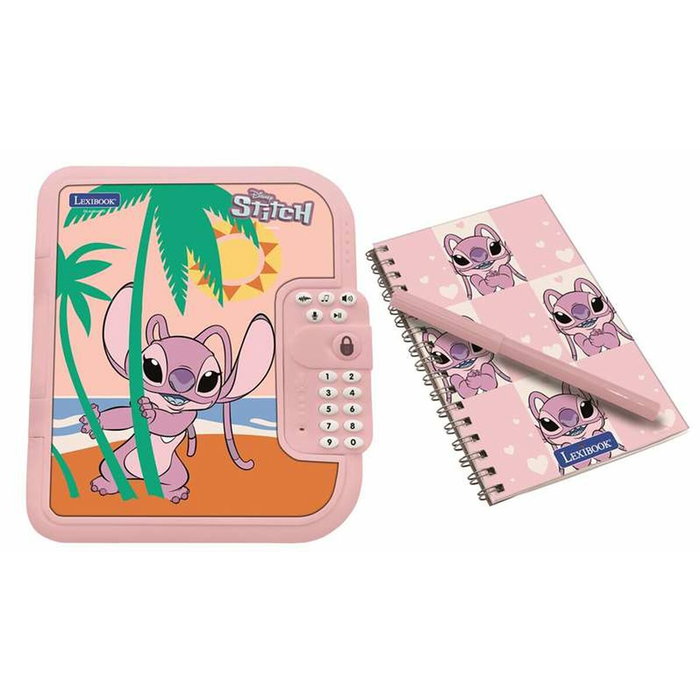 Lexibook Journal intime électronique Disney Angel Stitch Rose Lexibook Journal intime électronique Disney Angel Stitch Rose