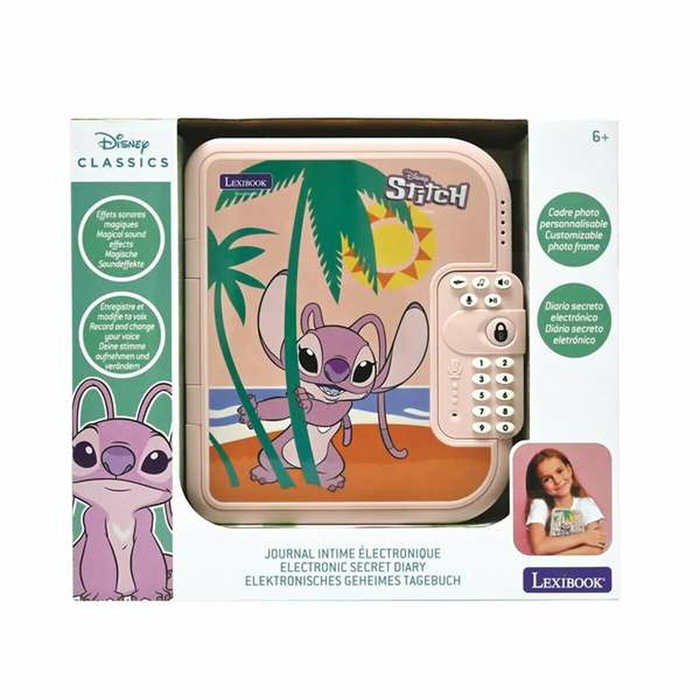 Lexibook Journal intime électronique Disney Angel Stitch Rose Lexibook Journal intime électronique Disney Angel Stitch Rose