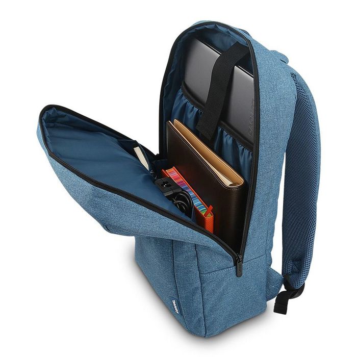 Lenovo B210 Sac à dos Casual 15,6 pouces pour PC portable, tissu résistant à l'eau, compartiment dédié, design moderne