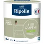 Ripolin Peinture pour Meubles et Objets Vert Gaspésie Satiné 0.5 L - Application sans sous-couche, pour intérieur et extérieur, à base d'ingrédients biosourcés