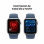 Apple Montre Homme MXGF3QL/A Bleu Argenté