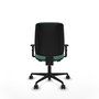 Piqueras y Crespo Chaise de Bureau Alares Vert émeraude