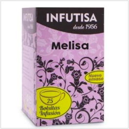 INFUTISA Melisa Infusion 25 sachets tisane mélisse action sédative nervosité anxiété spasmes intestinaux