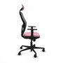Chaise de Bureau avec Appui-tête Jorquera Piqueras y Crespo 1D036N1 Rose
