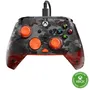 Turtle Beach Manette de jeu Rematch Core filaire pour Xbox Series X|S, Xbox One et PC, RGB, gâchettes ajustables, vibration, camouflage noir et orange
