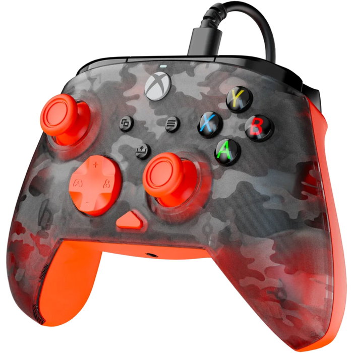Turtle Beach Rematch Core - Manette de jeu filaire - Camouflage Noir / Orange