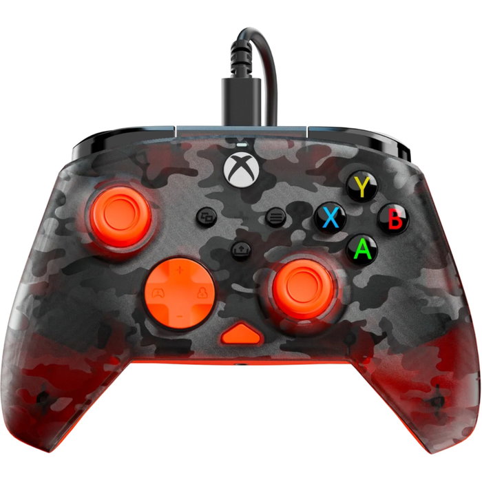 Turtle Beach Rematch Core - Manette de jeu filaire - Camouflage Noir / Orange