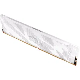 Crucial CP16G64C32U5W Mémoire DDR5 16 Go 6400 MHz CL32 UDIMM avec dissipateur thermique blanc - Gamer Pro OC - Compatible Intel Ultra et AMD Ryzen 9000