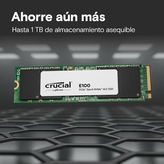 Crucial E100 SSD 480 Go M.2 2280 NVMe Gen4