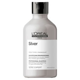 L'Oréal Professionnel Paris Shampoing Argent 300 ml Anti-Reflets Jaunes Cheveux Gris Blancs