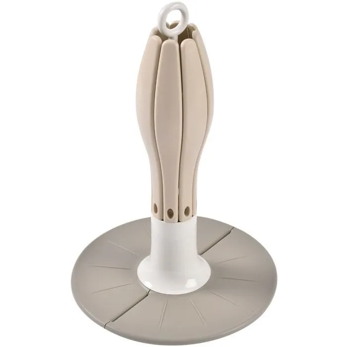 BEABA Égoutte-biberons pliable Flower, jusqu'à 8 biberons et accessoires, système de pliage compact pour petit espace et voyages, lave-vaisselle, argile