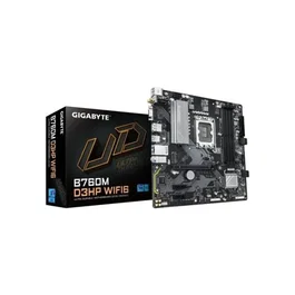 GIGABYTE Carte mère Micro-ATX B760M D3HP WIFI6 - Chipset Intel B760 - WiFi 6 intégré - Compatible DDR5 - Pour gaming et multimédia