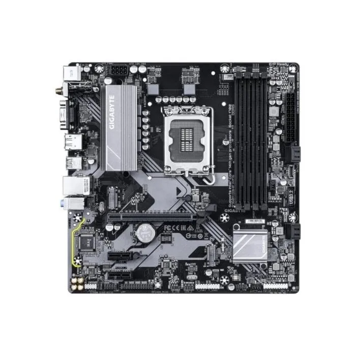 GIGABYTE Carte mère Micro-ATX B760M D3HP WIFI6 - Chipset Intel B760 - WiFi 6 intégré - Compatible DDR5 - Pour gaming et multimédia