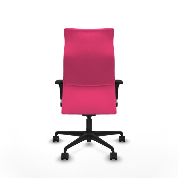 Piqueras Y Crespo Fauteuil Albacete avec mécanisme synchrone, similicuir rose