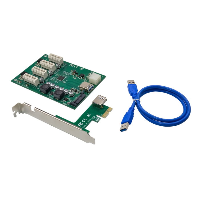 Conceptronic EMRICK10G PCIe vers 4x PCIe-x1 Extension