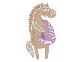 Misskuty Lot de 2 emporte-pièces fins ZAG motif cheval avec bateau pour enfants