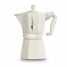 Cafetière Italienne Bialetti MOKA EXCLUSIVE CREAM 6T Crème Aluminium 6 Tasses